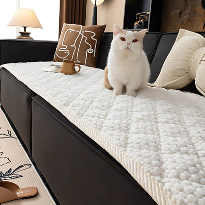 Funda acolchada para sofá para mascotas: protector de muebles impermeable con base antideslizante para perros y gatos – Funda para sofá lavable a máquina