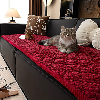 Funda acolchada para sofá para mascotas: protector de muebles impermeable con base antideslizante para perros y gatos – Funda para sofá lavable a máquina