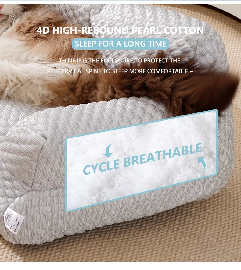 PetChill | Dog Couch with Cooling Fabric & Breathable Design | Comfortable Retreat for Hot Days