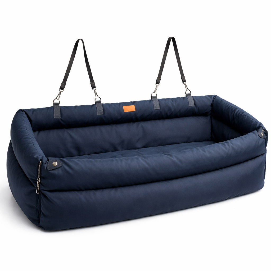 Pet Haven | Asiento elevado para perros con diseño impermeable | Comodidad elevada para viajes seguros