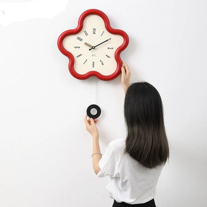 PetalTime | 3D Flower Wall Clock Decor with Silent Sweep Movement | Eco-Friendly Design for Tranquil Spaces