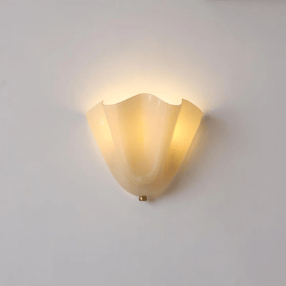 Petalia | Modern Glass Wall Sconce with Organic Design | Ambient Lighting for Elegant Spaces