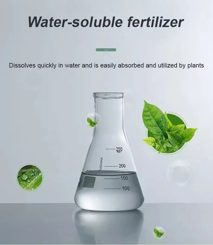 Liquid Plant Growth Booster for Stronger Roots & More Blooms – Indoor Outdoor Fertilizer for Houseplants Vegetables Herbs Succulents Fruit T