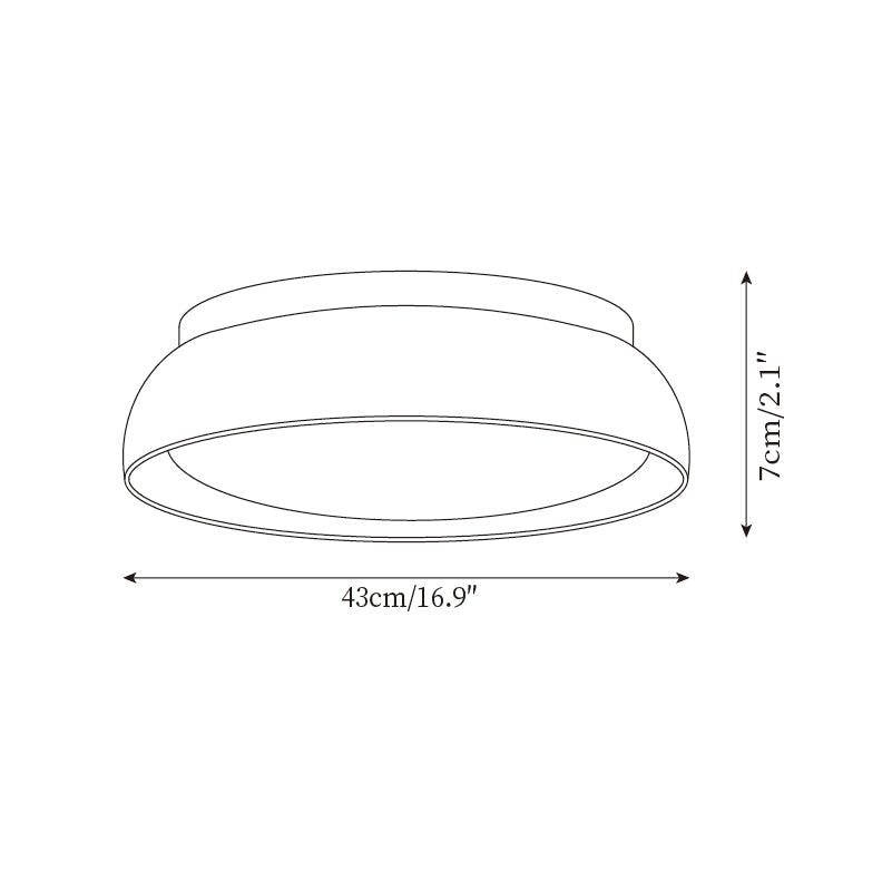 Flush Mount LED Light Fixture Stone Wood Acrylic Warm Glow for Bedroom Living Room Hallway Low Profile Modern Minimalist Scandinavian Japand