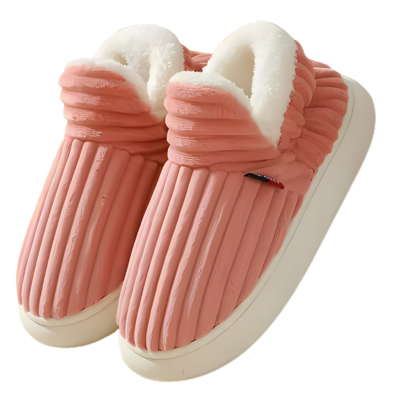 Memory Foam Slippers – Plush Indoor House Shoes with Non-Slip Sole for Men & Women – Cozy Winter Footwear