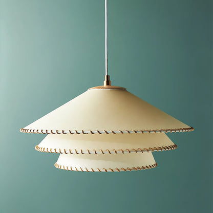 Oversized Fabric Drum Shade Ceiling Light for Kitchen Island & Dining Table – Adjustable Height Indoor Fixture with E26 Socket, Warm Ambient