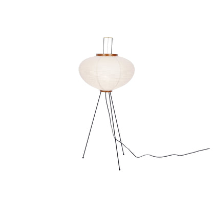 Japanese-Inspired Paper Floor Lamp White Mulberry Shade Tall Standing Light for Living Room Bedroom Reading Nook Sculptural Accent