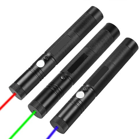 USB-C Rechargeable Laser Pointer 6.5 Inches with Adjustable Focus Beam for Stargazing Presentations Construction Surveying Outdoor Events Al