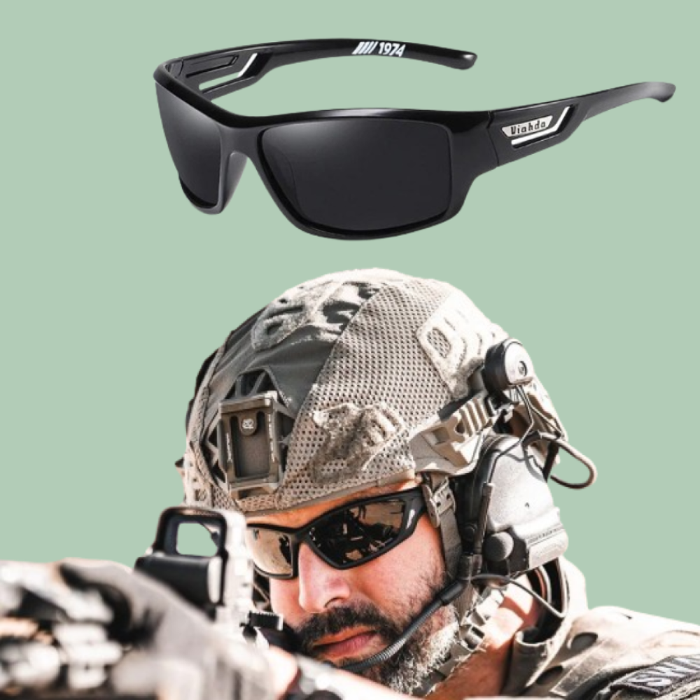 Polarized Tactical Sunglasses for Outdoor Use - UV Protection Eyewear