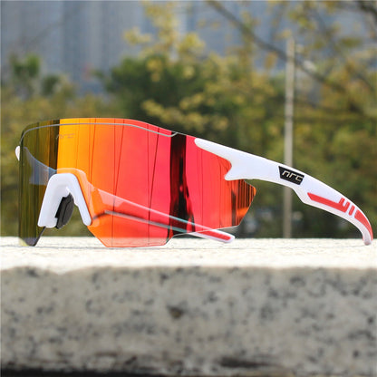 Gafas de sol deportivas polarizadas | Protección UV ligera para correr y ciclismo