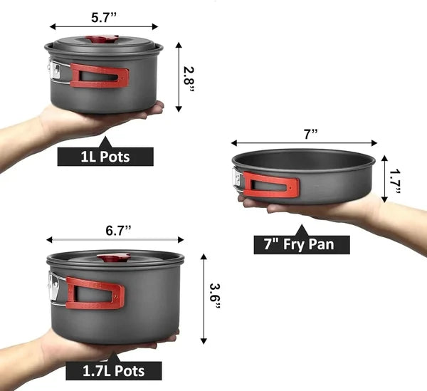 GEARFLOW – Portable Camp Kitchen Kit for Everyday Exploration