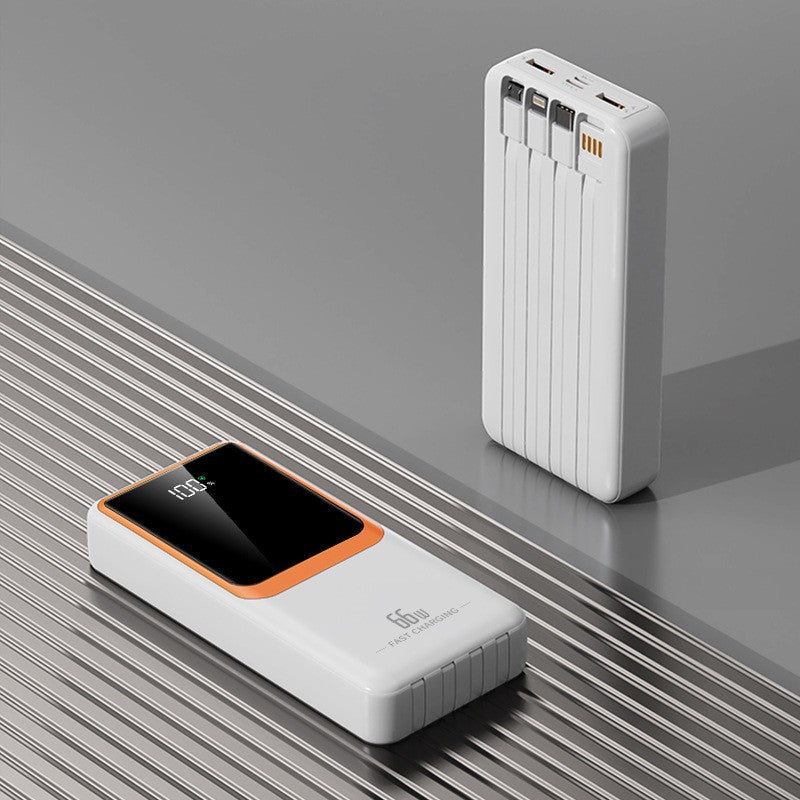 Portable Charger Power Bank 66W Fast Charging with LCD Display – Best Portable Charger High Capacity Portable Power Bank for iPhone, Samsung & Android