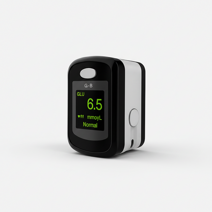 Oxímetro digital portátil | Monitor compacto de oxígeno en sangre con lecturas rápidas | Ideal para el control de la salud en el hogar y durante los viajes