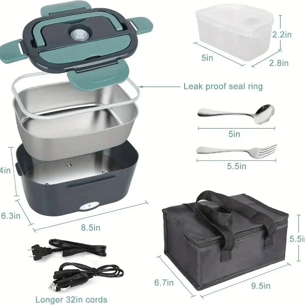 LUNCHVAULT – Electric Lunch Container for Travel & Office Meals