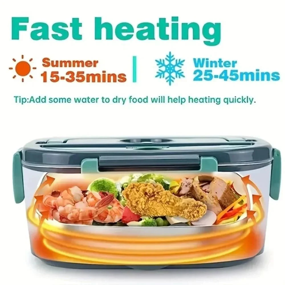 LUNCHVAULT – Electric Lunch Container for Travel & Office Meals