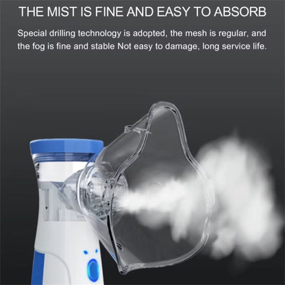 Portable Nebulizer Machine, Rechargeable Mesh Nebulizer with Mask and Mouthpiece, Quiet Nebulizer for Adults and Kids