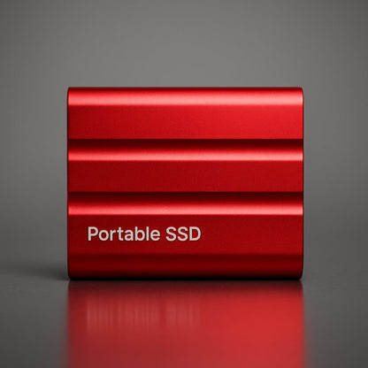 Portable SSD External Drive with Metal Enclosure for Fast Data Transfer