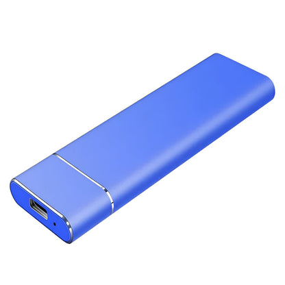 Portable USB External Hard Drive with 500GB Capacity & Slim Aluminum Design for Easy Storage