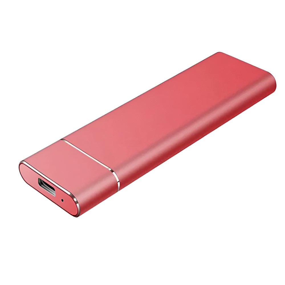 Portable USB External Hard Drive with 500GB Capacity & Slim Aluminum Design for Easy Storage