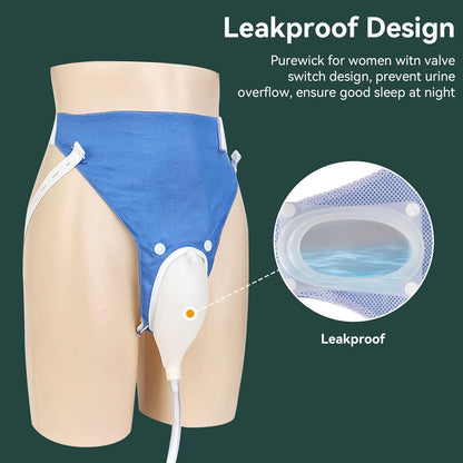 Portable Urine Collector Bag System with Comfortable Waist Design | Secure Mobility Solution for Hands-Free Use