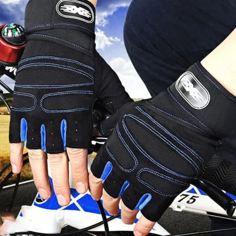 Weight Lifting Gloves with Wrist Support, Padded Workout Gloves, Gym Gloves for Cycling and Fitness Training