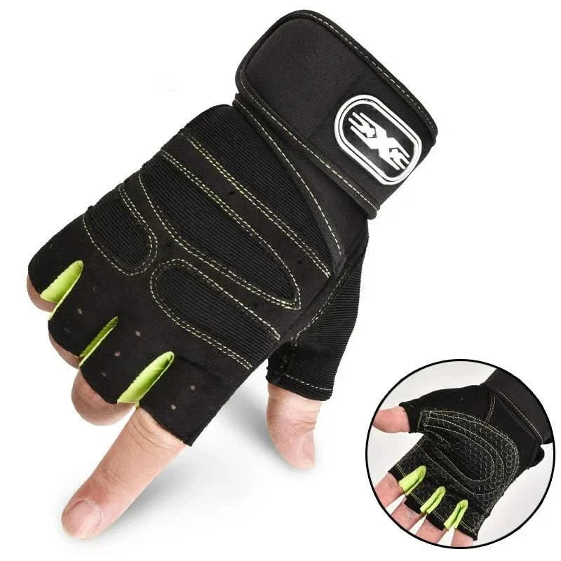 PowerGrip | Workout Gloves with Wrist Support & Impact Padding | Durable Gym Gloves for Enhanced Performance