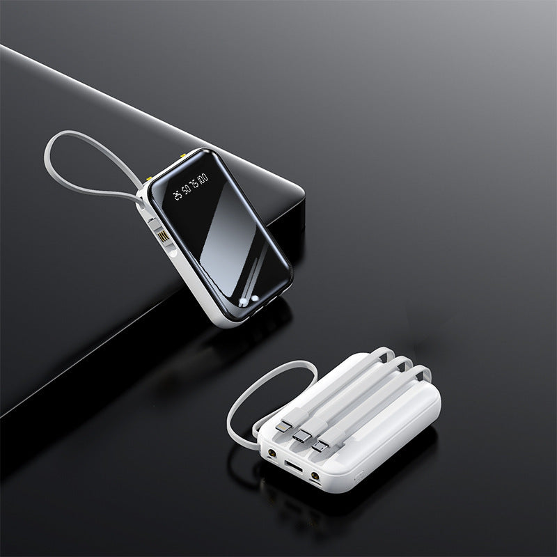 Ortekor Best Power Bank | Best Portable Charger with Integrated Cable Management & Digital Display | High-Capacity Portable Power Bank for iPhone, Samsung & Android