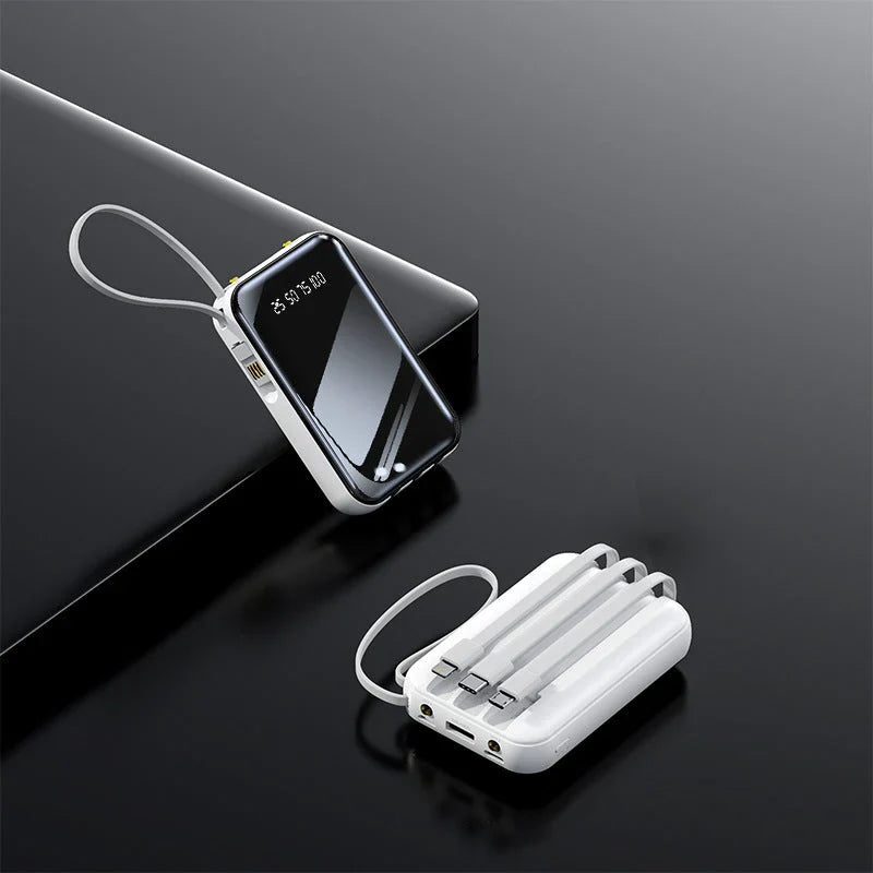 Ortekor Best Power Bank | Best Portable Charger with Integrated Cable Management & Digital Display | High-Capacity Portable Power Bank for iPhone, Samsung & Android