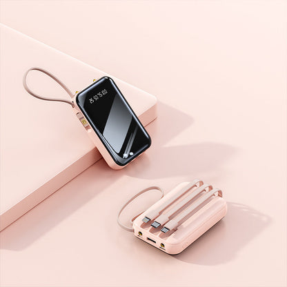 Ortekor Best Power Bank | Best Portable Charger with Integrated Cable Management & Digital Display | High-Capacity Portable Power Bank for iPhone, Samsung & Android