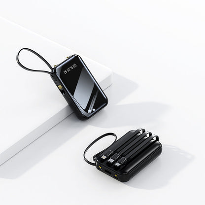 Ortekor Best Power Bank | Best Portable Charger with Integrated Cable Management & Digital Display | High-Capacity Portable Power Bank for iPhone, Samsung & Android