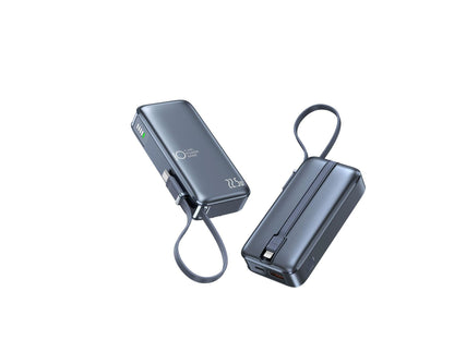 Power Bank | Portable USB-C Charger with LED Display for Quick Charging