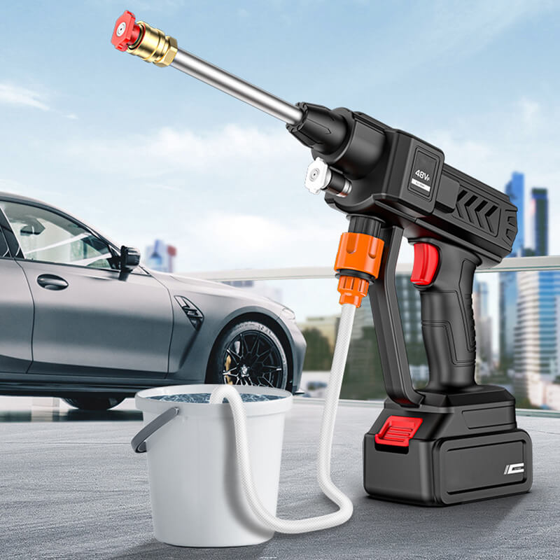 Power Clean | Cordless Pressure Washer with 30 Bar Pressure & Adjustable Nozzle for Effortless Cleaning