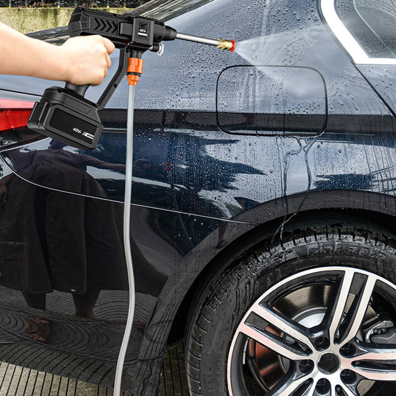 Power Clean | Cordless Pressure Washer with 30 Bar Pressure & Adjustable Nozzle for Effortless Cleaning