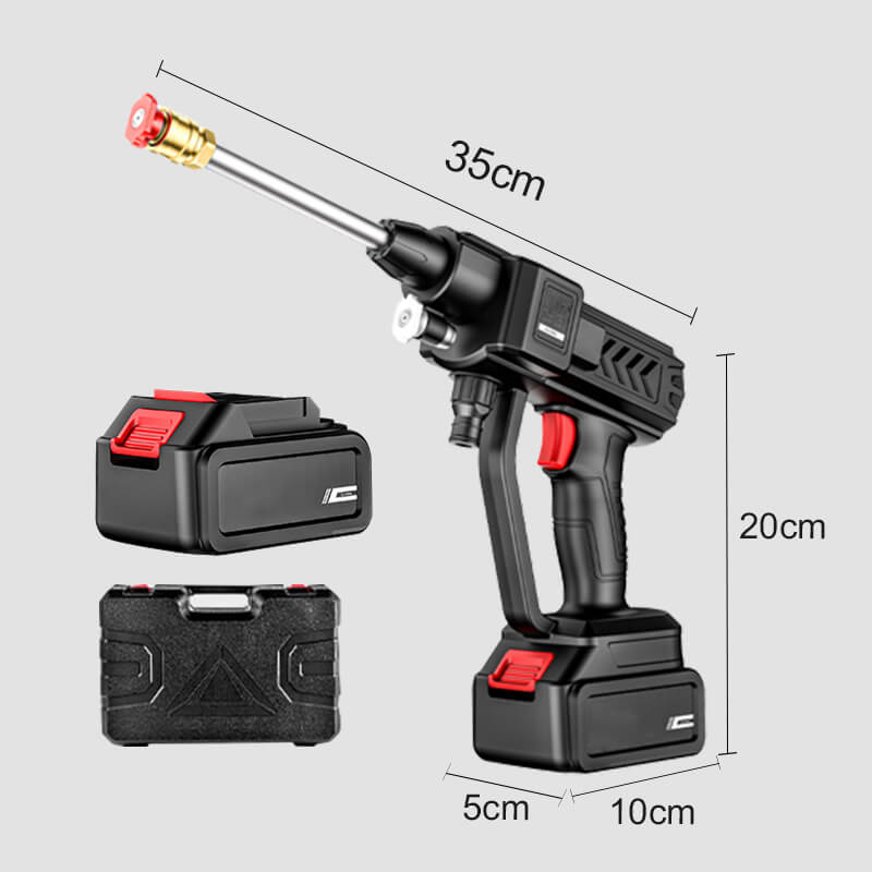 Power Clean | Cordless Pressure Washer with 30 Bar Pressure & Adjustable Nozzle for Effortless Cleaning