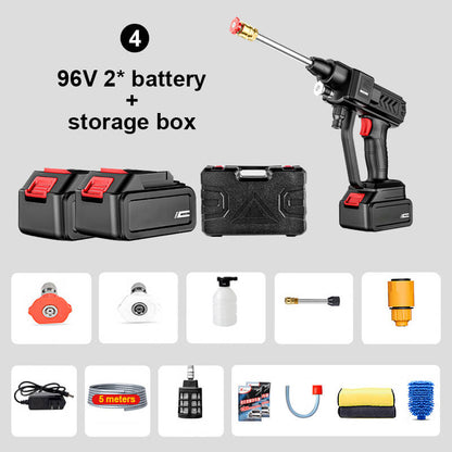 Power Clean | Cordless Pressure Washer with 30 Bar Pressure & Adjustable Nozzle for Effortless Cleaning