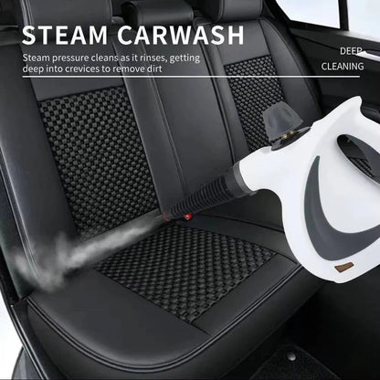 Power Clean | Limpiadora de vapor de mano con calentamiento rápido y 4 accesorios | Limpieza versátil para el hogar y el automóvil