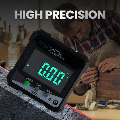 Precision Level | Laser Level Tool with Magnetic Base & LCD Display | Accurate Angle Readings for Hassle-Free Setups
