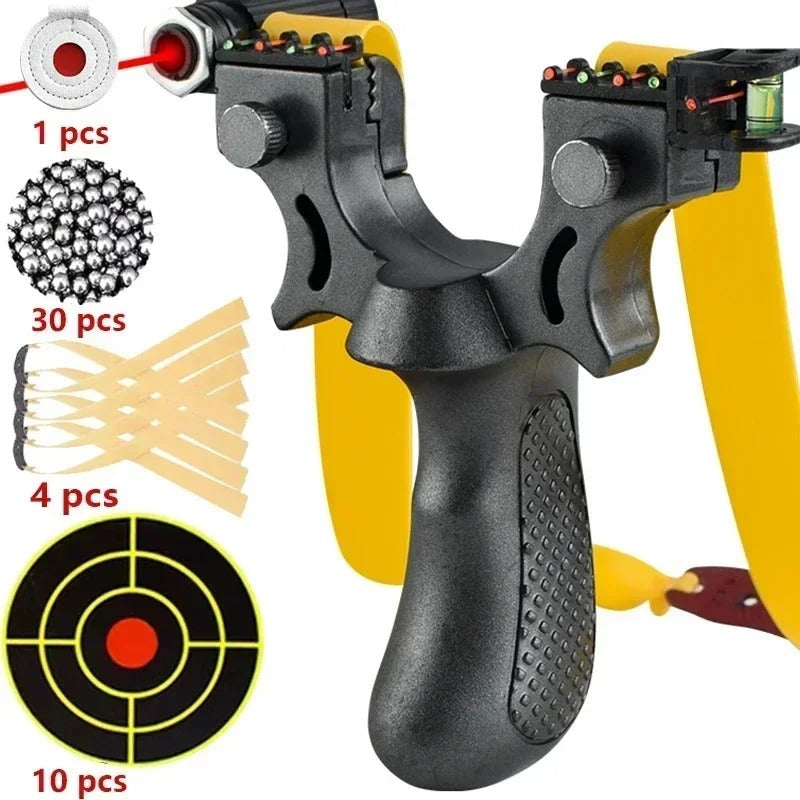 Ortekor Precision Slingshot with Laser & Anti-Slip Grip | Lightweight Design for Accurate Targeting