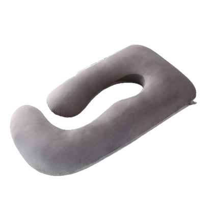 Maternity Support Cushion Full-Body U-Shaped Sleep Pillow for Pregnancy Nursing Lounging Back Hip Belly Leg Relief Washable Cover