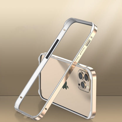 Aluminum iPhone Bumper Case – Raised Corner Guard, Wireless Charging Compatible, Precision Button Cutouts for 17/16/15 Series