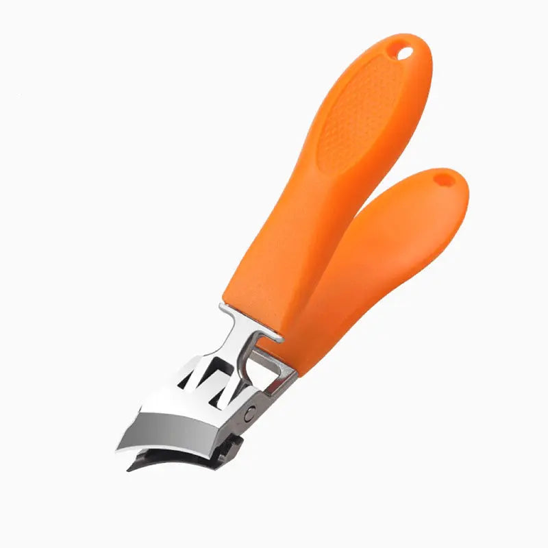 Heavy-Duty Toenail Clipper with Debris Guard for Thick Nails – Stainless Steel Wide-Jaw Cutter for Men & Women