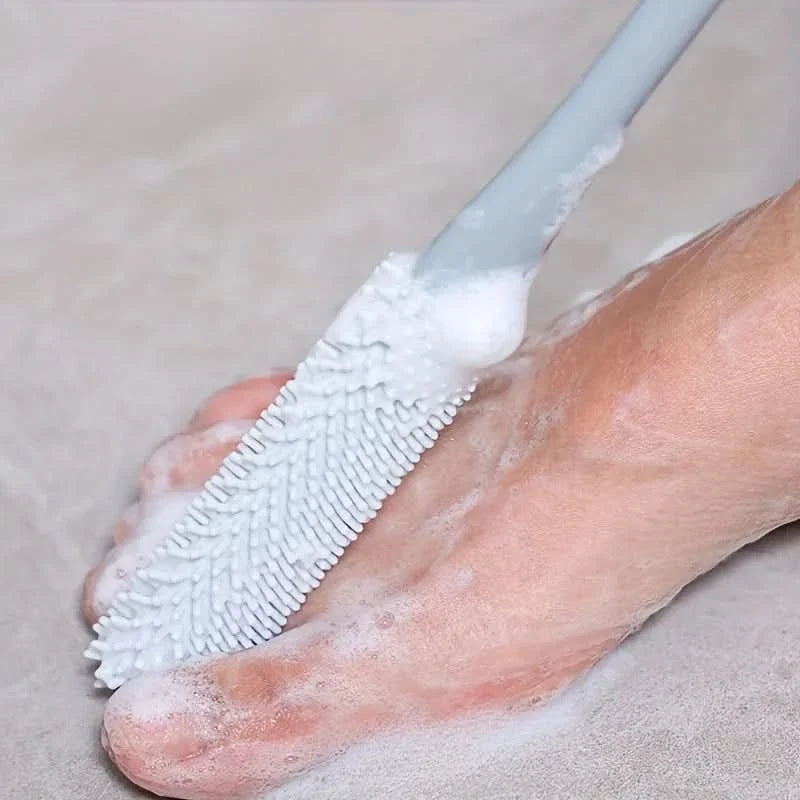 FOOTLIVA – Cepillo exfoliante suave para pies para un cuidado de exfoliación delicado