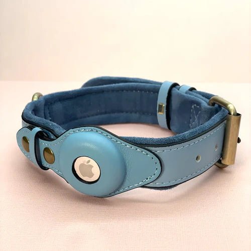 GPS Tracker Dog Collar with Adjustable Microfiber Strap – Waterproof Pet Safety Collar for Daily Walks and Outdoor Adventures