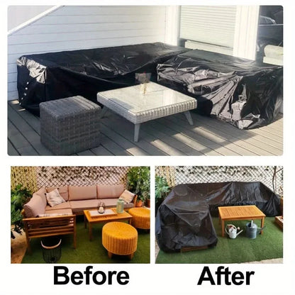 RAINFLOW – Protective Patio Furniture Cover for Wind & Sun Defense