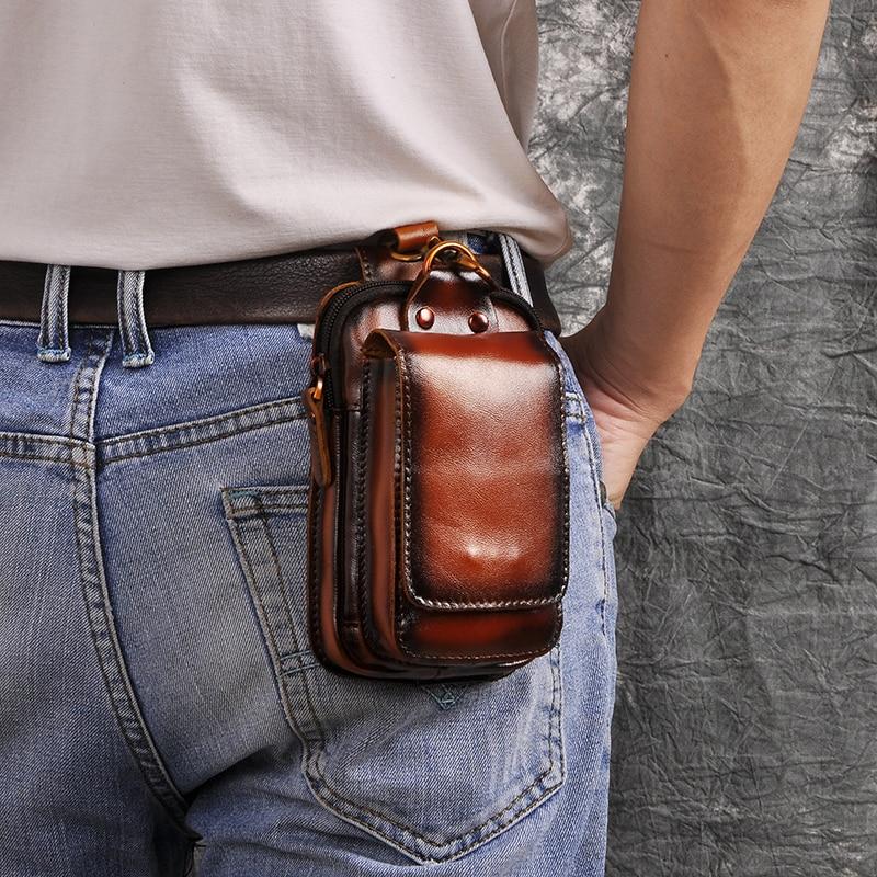 Premium Leather Waist Pack for Men with Adjustable Strap | Stylish & Durable for Everyday Use