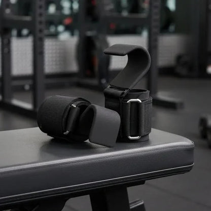 GYMVAULT – Non-Slip Hook Straps for Strength & Fitness Workouts