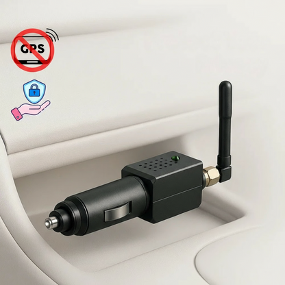 Car Location Privacy Device – Plug-In Navigation Signal Blocker – Portable 12V–24V Anti-Tracking Unit for Vehicles