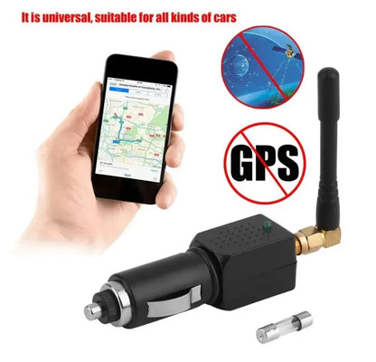 Car Location Privacy Device – Plug-In Navigation Signal Blocker – Portable 12V–24V Anti-Tracking Unit for Vehicles