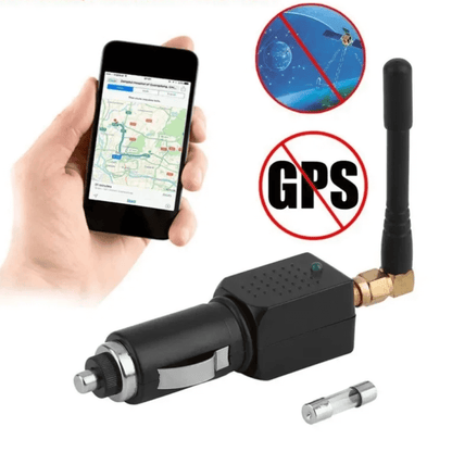 GPS Blocker for Car with 12V Plug, Compact GPS Jammer for Vehicle Privacy, Anti Tracking Device for Truck
