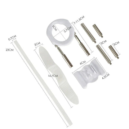 Penile Traction Device, Adjustable Male Extender with Stainless Steel and Silicone, Traction Device for Daily Use
